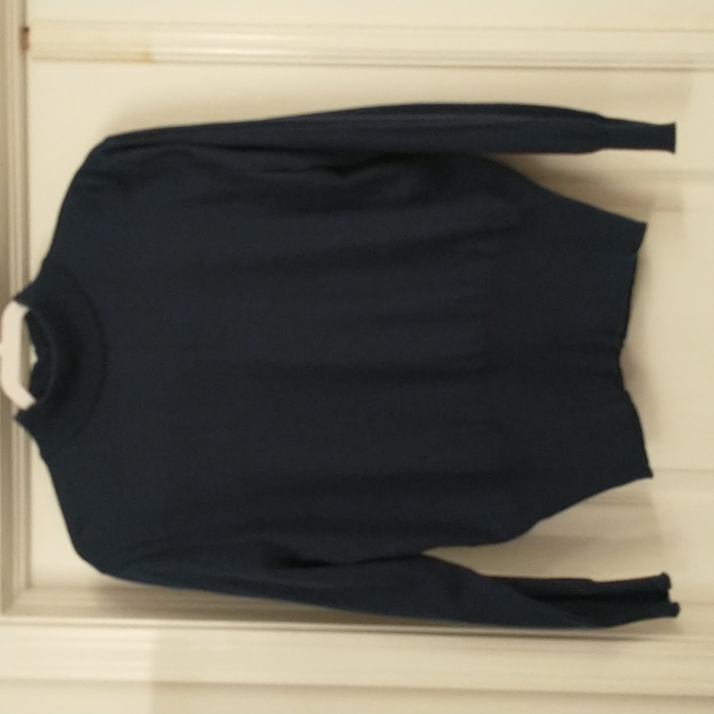 Mondi Mock Turtle Neck Sweater Buttons Teal